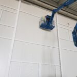 Aplicarea vopselei intumescentă prin pulverizare fără aer